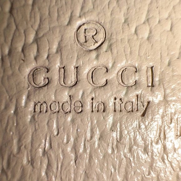 Gucci Ophidia mini bag in beige and white GG Supreme Leather & Canva handbag - Picture 11 of 12